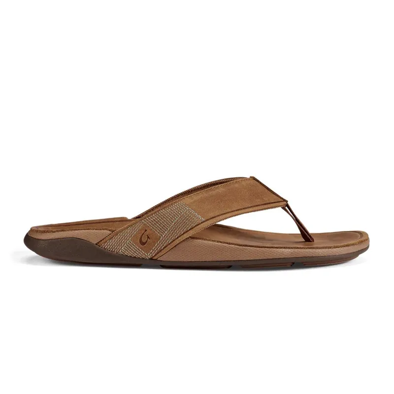 Olukai Men‘s Tuahine Waterproof Leather Beach Sandals