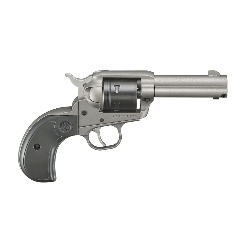 Ruger Wrangler Single-Action 22 LR Revolver - Silver Cerakote