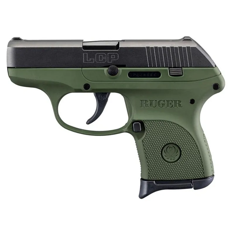Ruger LCP .380 ACP Semi Auto Pistol - OD Green/Black