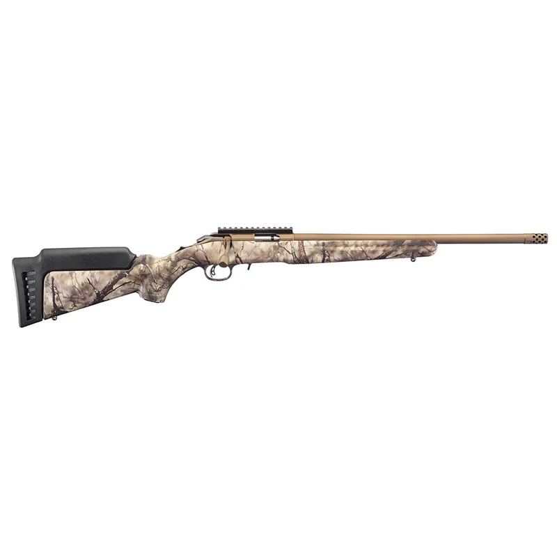 Ruger American Rimfire 17 HMR Bolt Action Rifle - GO Wild Camo