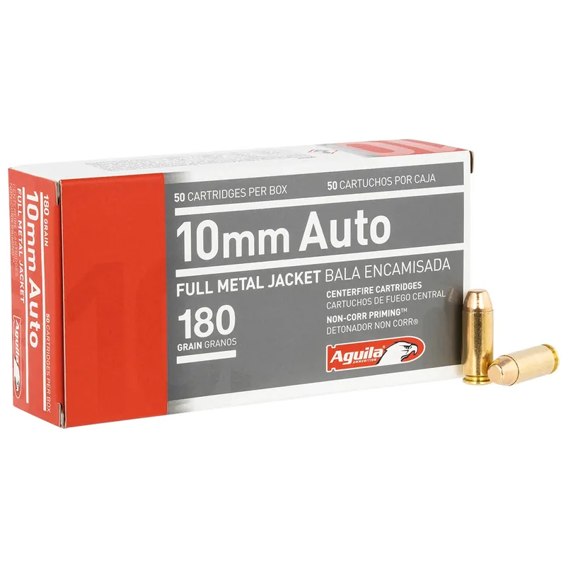 Aguila 10MM Auto 180 Gr. FMJ 50/Box