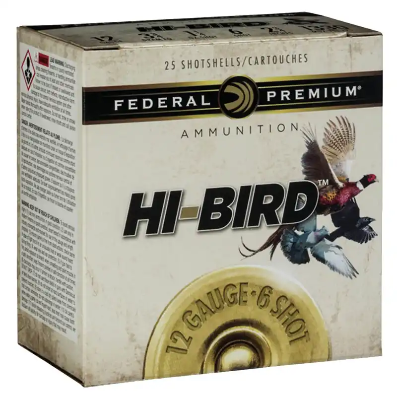 Federal Premium Hi-Bird 12 Gauge 2.75" 1 1/4 oz 1330 fps 7.5 Shot 25/Box
