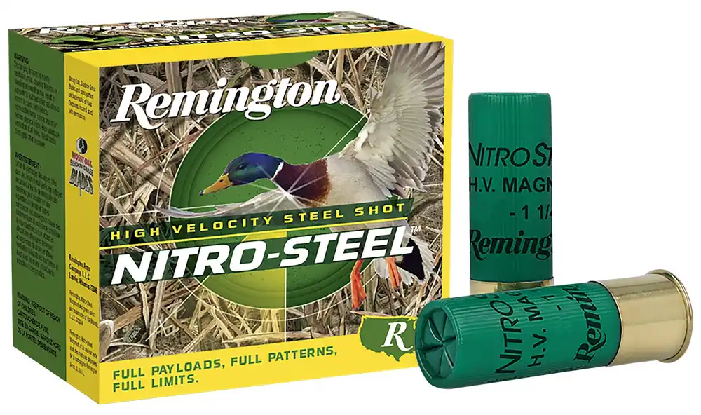 Remington Nitro-Steel High Velocity 12 GA 2.75" 1-1/8 oz. 4 Shot 25/Box