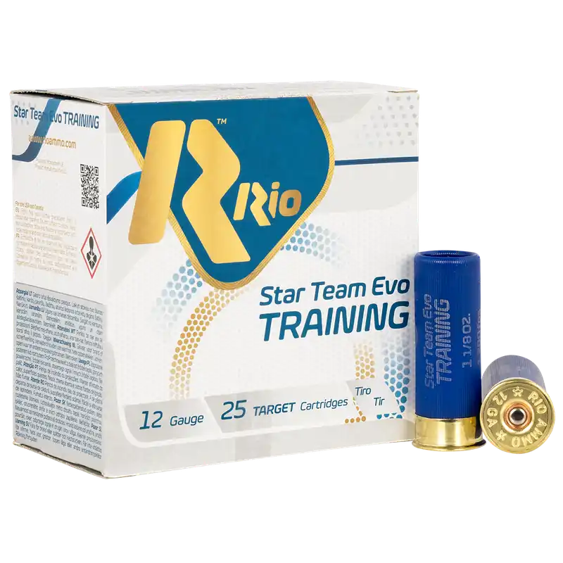 Rio Ammunition Star Team EVO Training 12 G 2.75" 1 1/8 oz 7.5 Shot 25/Box