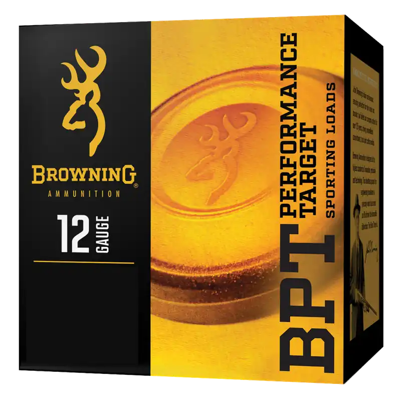 Browning BPT Performance Target Shotshells 12ga 2-3-4" 1-1-8oz 8 Shot 1145 FPS B193611228