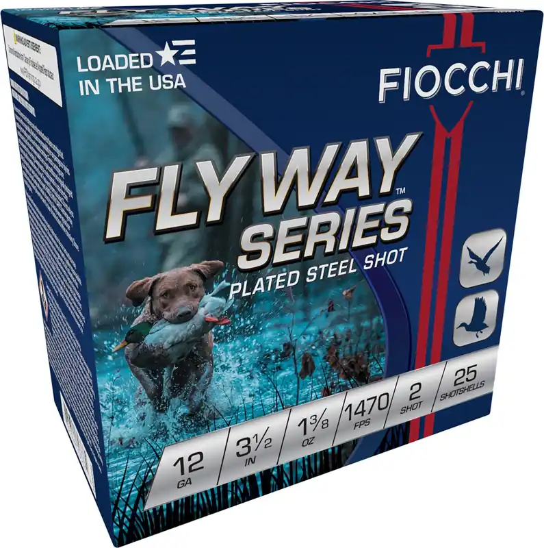 Fiocchi Flyaway 12 GA 3" 1-1/8 oz. 2 Shot 25/Box