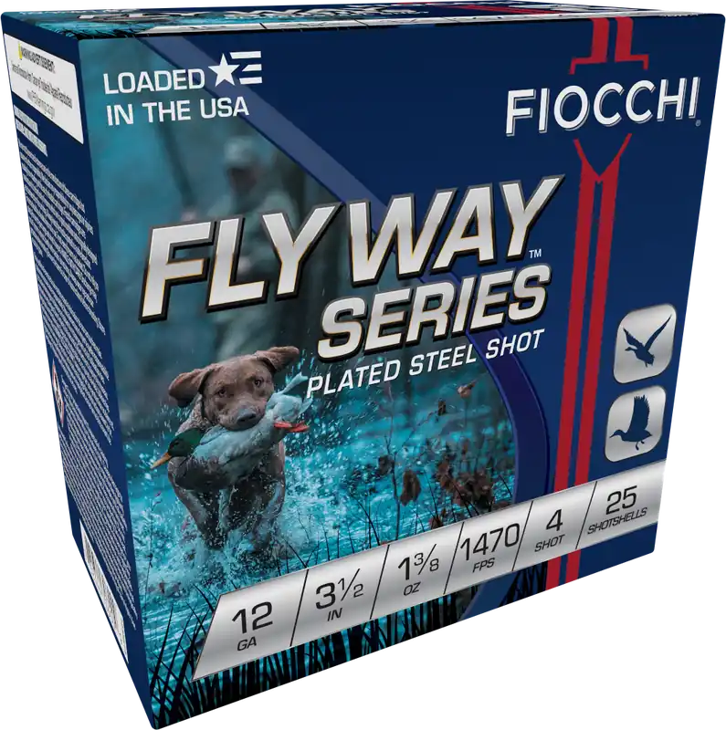 Fiocchi Flyaway 12 GA 3" 1-1/8oz. 4 Shot 25/Box