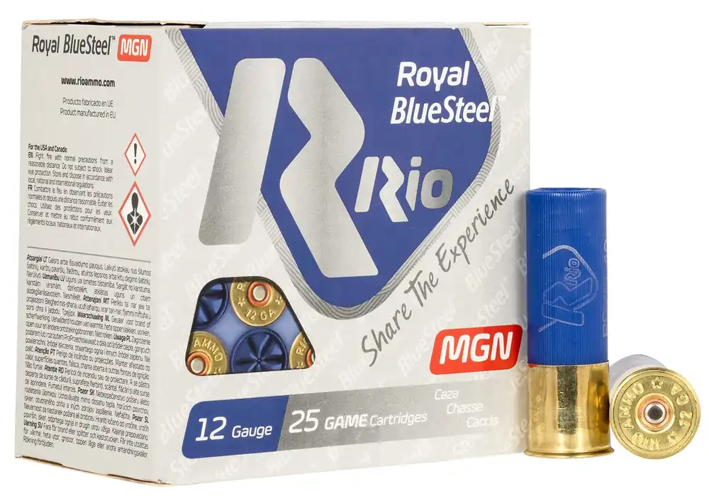 Rio Ammunition Royal BlueSteel Magnum 12 GA 3" 1-3/8 oz. 2 Shot 25/Box