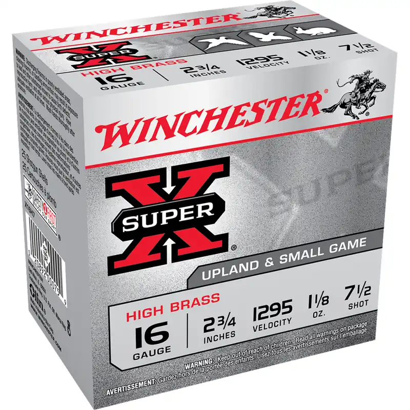 Winchester Super-X Upland and Small Game16 GA 2-3/4" 25/Box