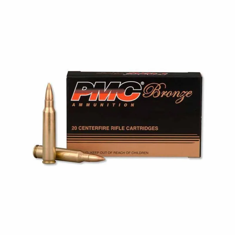 PMC Bronze 223 Rem 55 Gr. FMJBT 20/Box