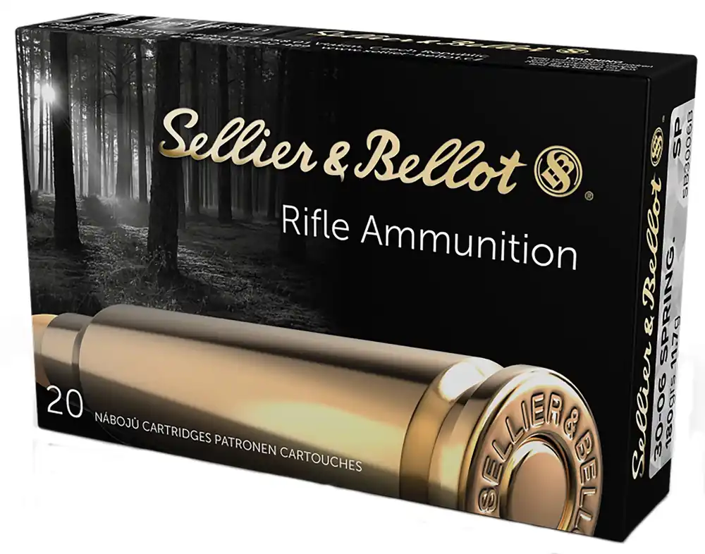 Sellier & Bellot Rifle 30-06 Springfield 180 Gr. SP 20/Box