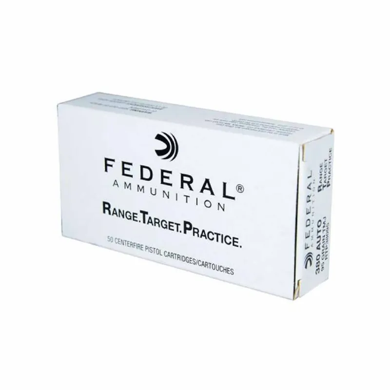 Federal 380 ACP 95gr FMJ 50rd - Box
