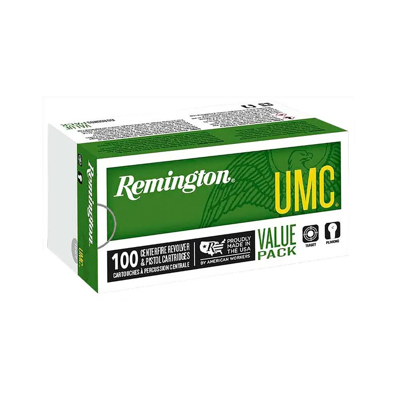 Remington 40 S&W 180gr FMJ 100 Round Pistol Ammo