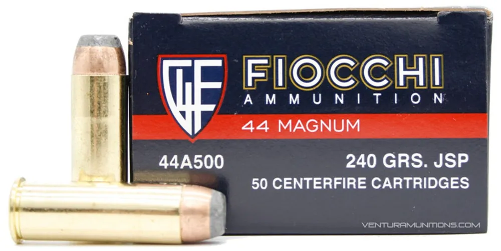 Fiocchi 44 Remington Mag Ammo 240 Gr JSP 50 Rds. FI44A