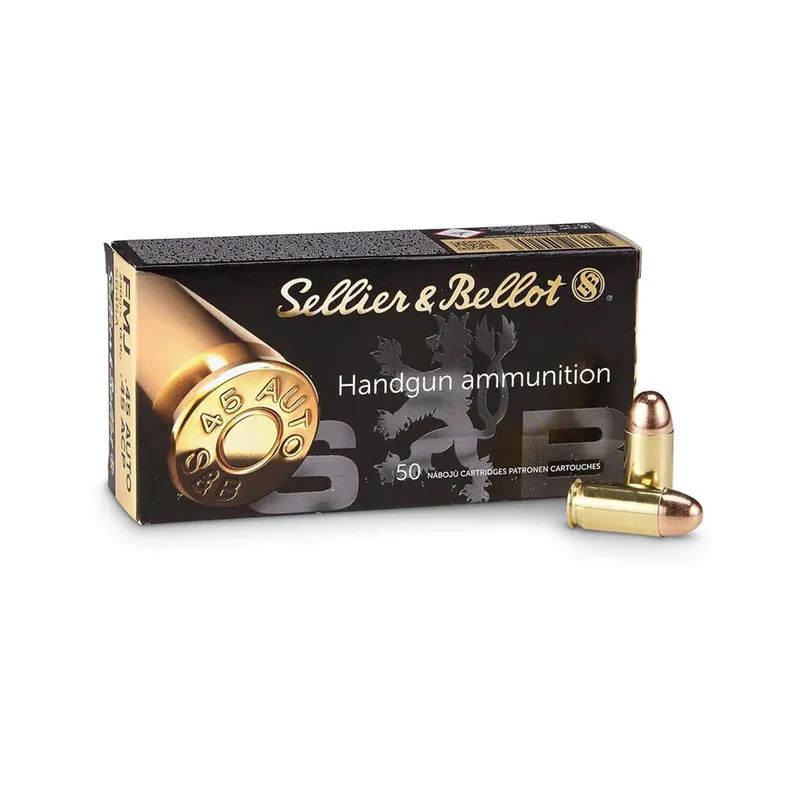 Sellier & Bellot 45 ACP 230gr FMJ 50rd - Box