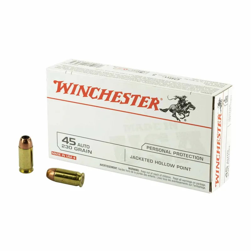 Winchester 45 ACP 230gr JHP 50rd-Box