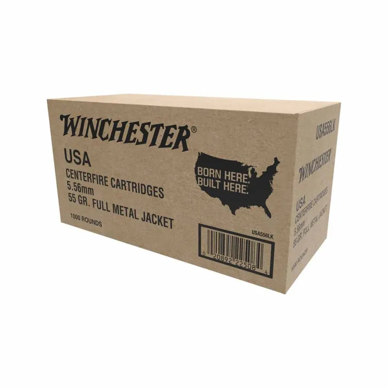 Winchester 5.56mm 55gr FMJ 1000rd
