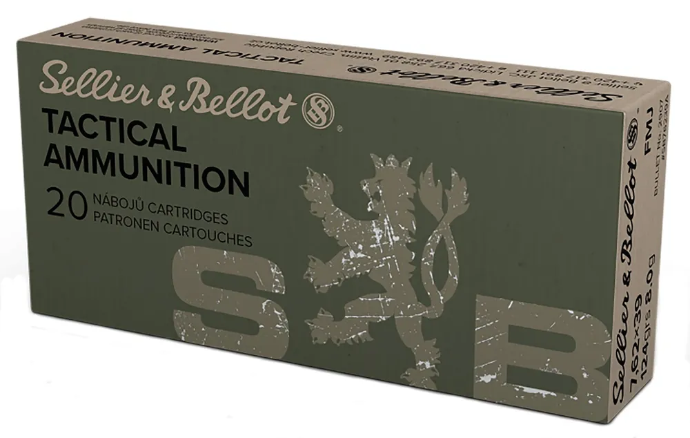 Sellier & Bellot Rifle 7.62X39mm 124 Gr. FMJ 20/Box