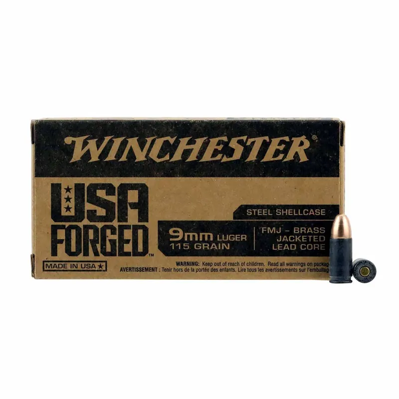 Winchester 9mm 115gr FMJ 50rd Box