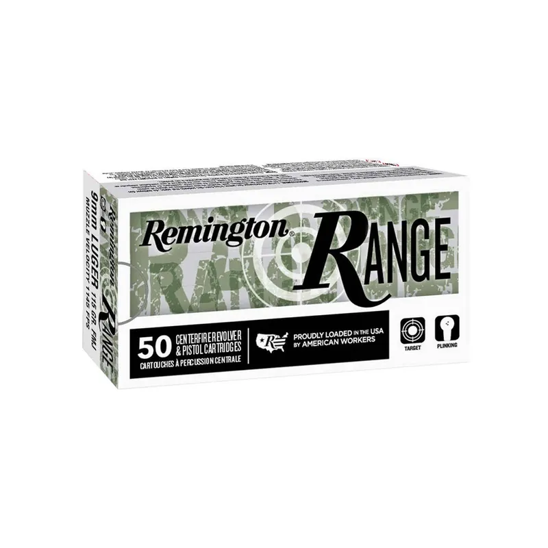 Remington 9mm 124gr FMJ 50rd Box