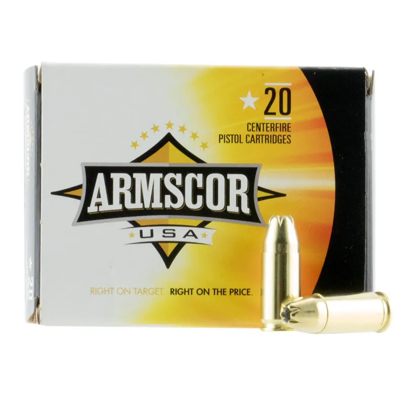 Armscor USA 9mm Luger 124 gr Jacketed Hollow Point (JHP) 20/Box