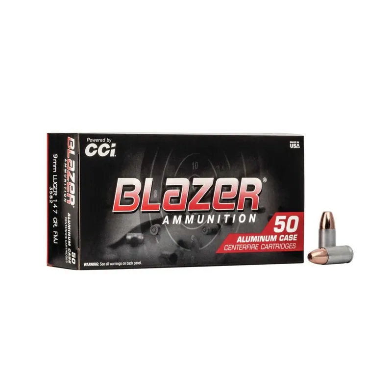 CCI Blazer 9mm Luger 147 Gr. Total Metal Jacket 50/Box