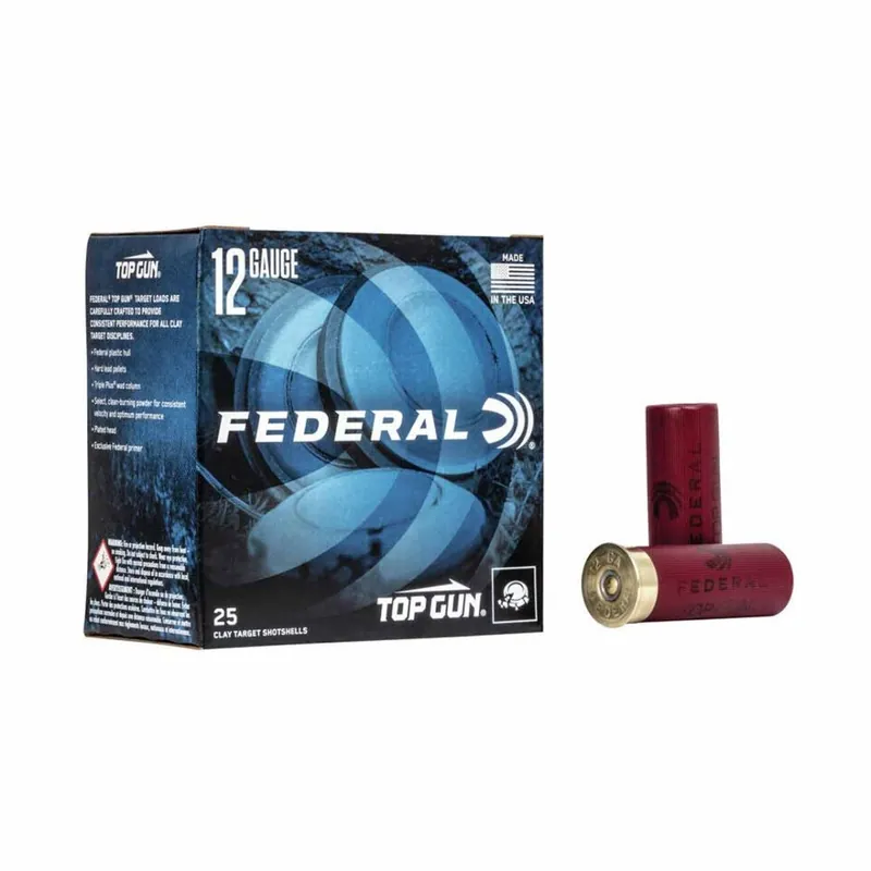 Federal Top Gun 12 Gauge 2 3/4" 7.5 Lead 1 oz 1180 fps 25 Rounds
