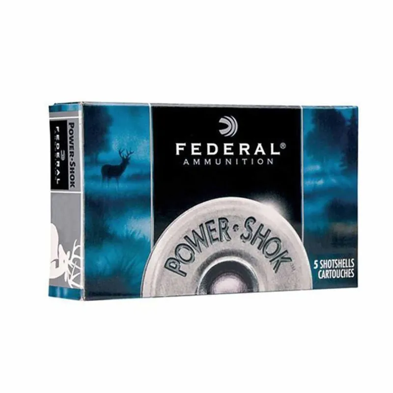Federal Power-Shok 10 Ga 3.50" 1 3/4 oz 766 Gr. 1280 fps Rifled Slug 5/Box