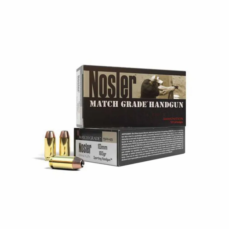 Nosler 10mm 180gr HP Match 50rd - Box