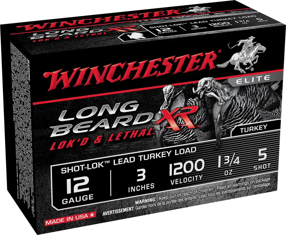 Winchester Long Beard XR Shot-Lok 12 GA 3" 1-3/4 oz. 5 Shot 10/Box
