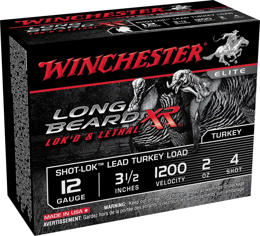 Winchester Long Beard XR Shot-Lok 12 GA 3.50" 2 oz. 4 Shot 10/Box