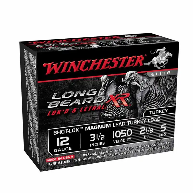 Winchester Long Beard XR 12ga 3.5" 2-1/8 oz 5 Lead Shot 10 Shells Per Box
