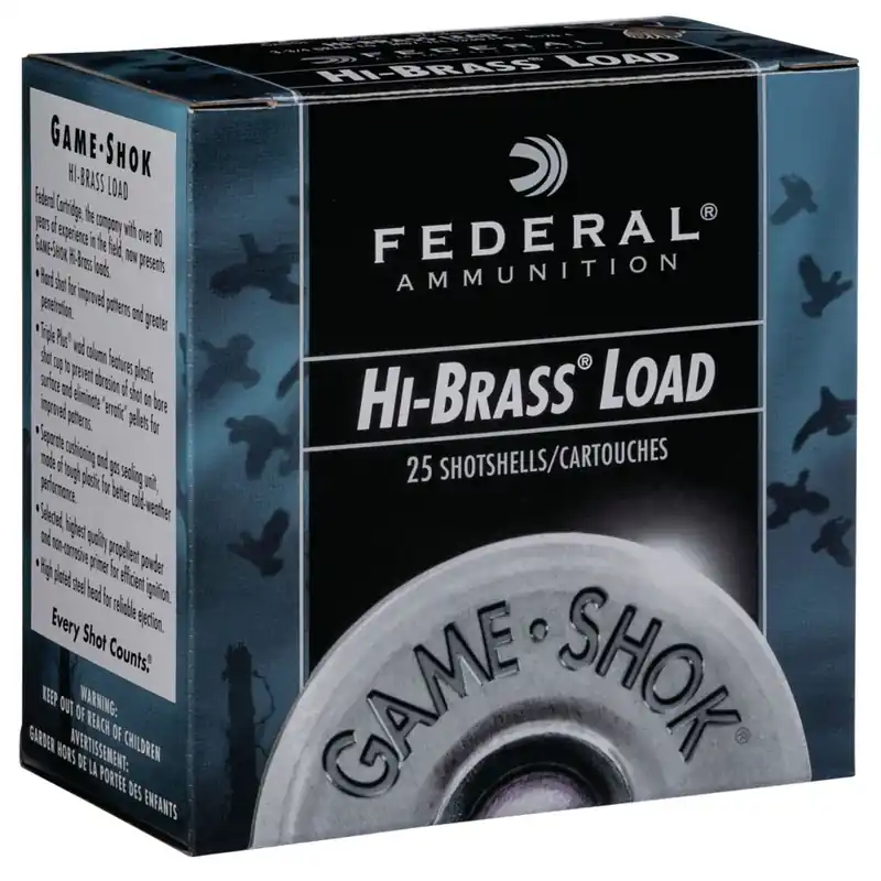 Federal Game-Shok High Brass 12 Gauge 2.75" 1-1/4oz. 7.5 Shot Ammo - 25/Box