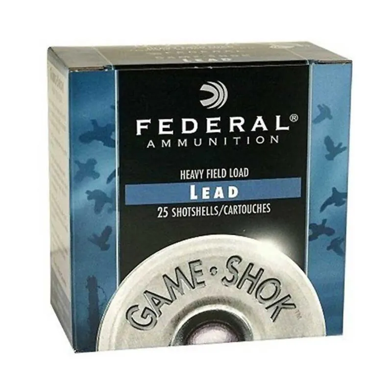 Federal Game-Shok Upland 12ga 2-3/4" 1oz 7.5 Lead Shot 25 Shells Per Box