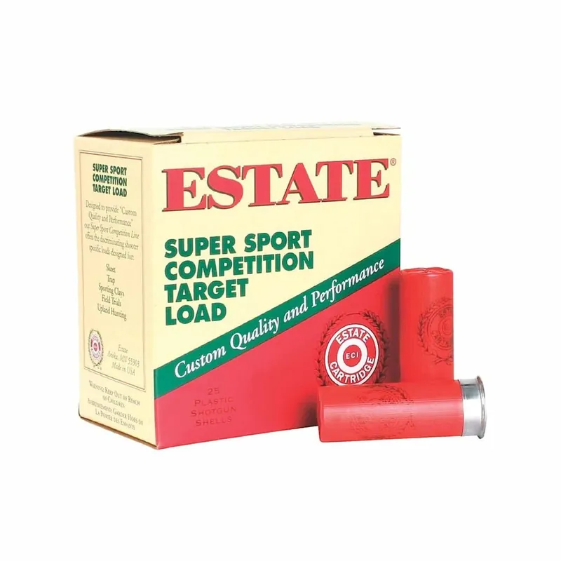 Estate Super Sport 12 Ga 2.75" 1-1/8oz 7.5 25/Box