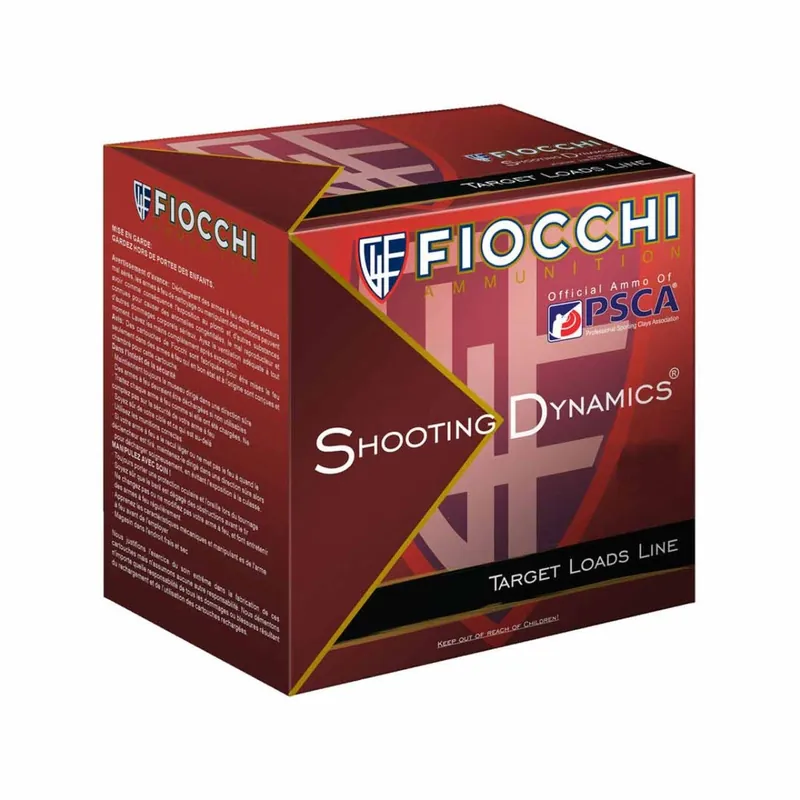 Fiocchi Shooting Dynamics 12ga 2-3/4" 8 1-1/8oz Lead 1165fps 25rd