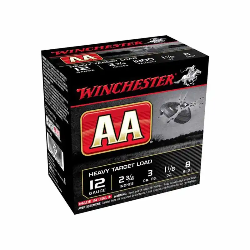 Winchester AA Heavy Target 12ga 2-3/4" 1-1/8oz 8 25rd