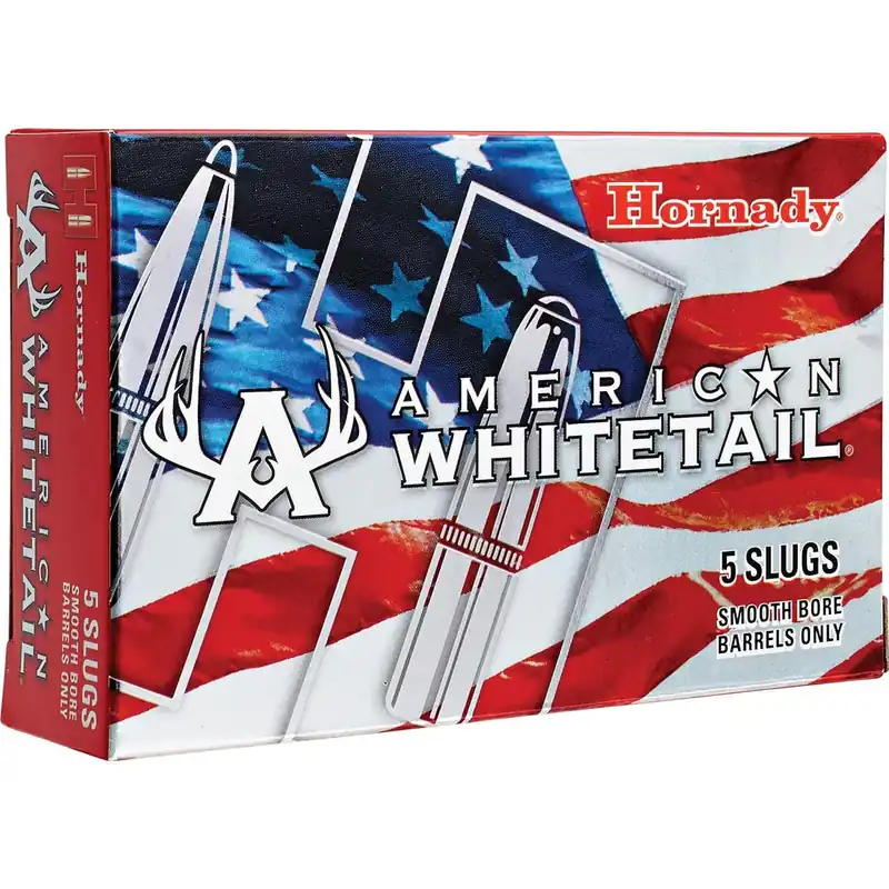 Hornady American Whitetail 12 Gauge 2.75" 1 oz Rifled Slug Shot 5/Box