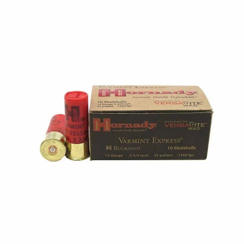 Hornady 12ga 2-3/4" 4-BK 10-Box