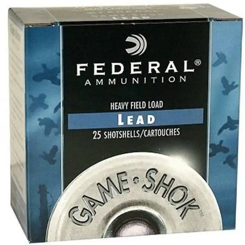 Federal Game-Shok 12ga 2-3/4" 4 Lead 1-1/4oz 25rd