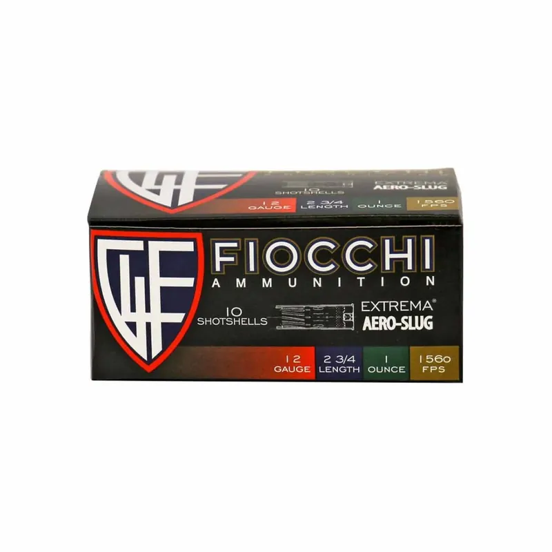 Fiocchi Defense Dynamics 12ga 2-3/4" 1oz Slug 10rd