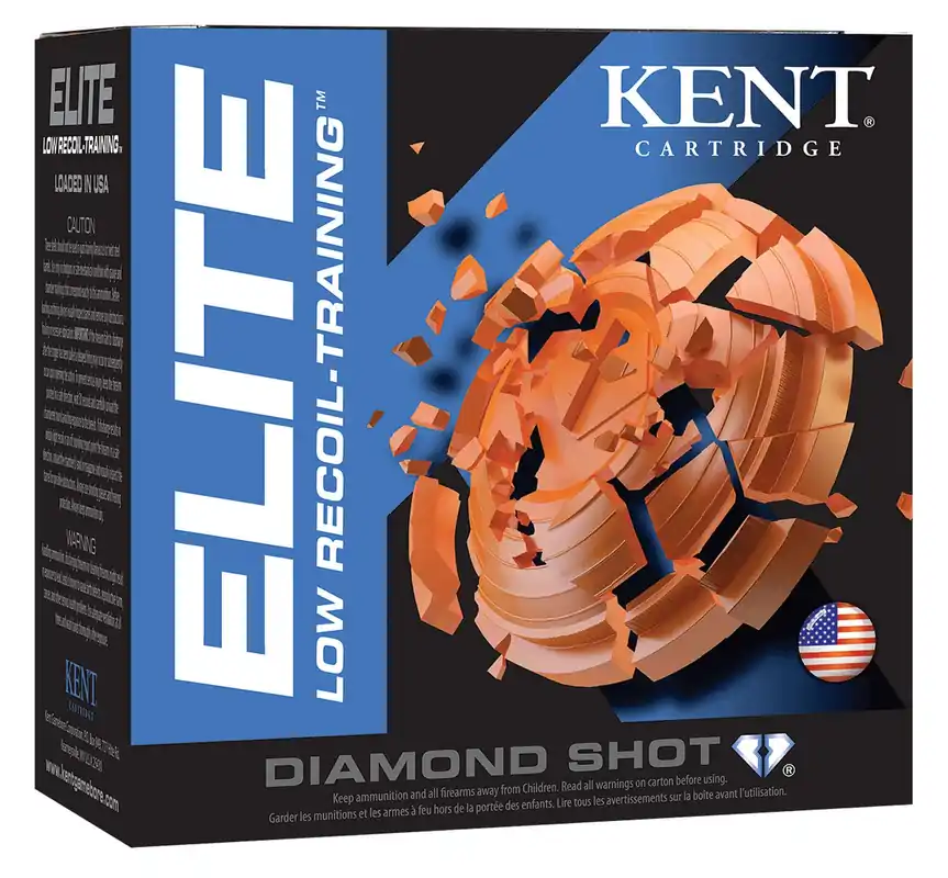 Kent Cartridge Elite Low Recoil-Training 12 Gauge 2.50" 3/4 oz 1200 fps 8 Shot 25 Bx