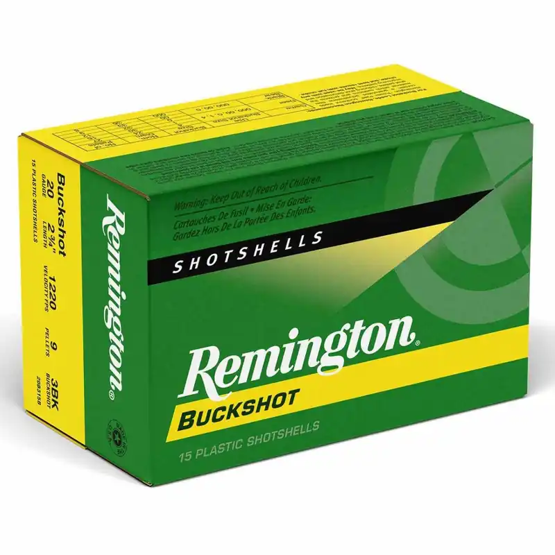 Remington 12ga 2-3/4" 00Bk 9-Pellet 100rd