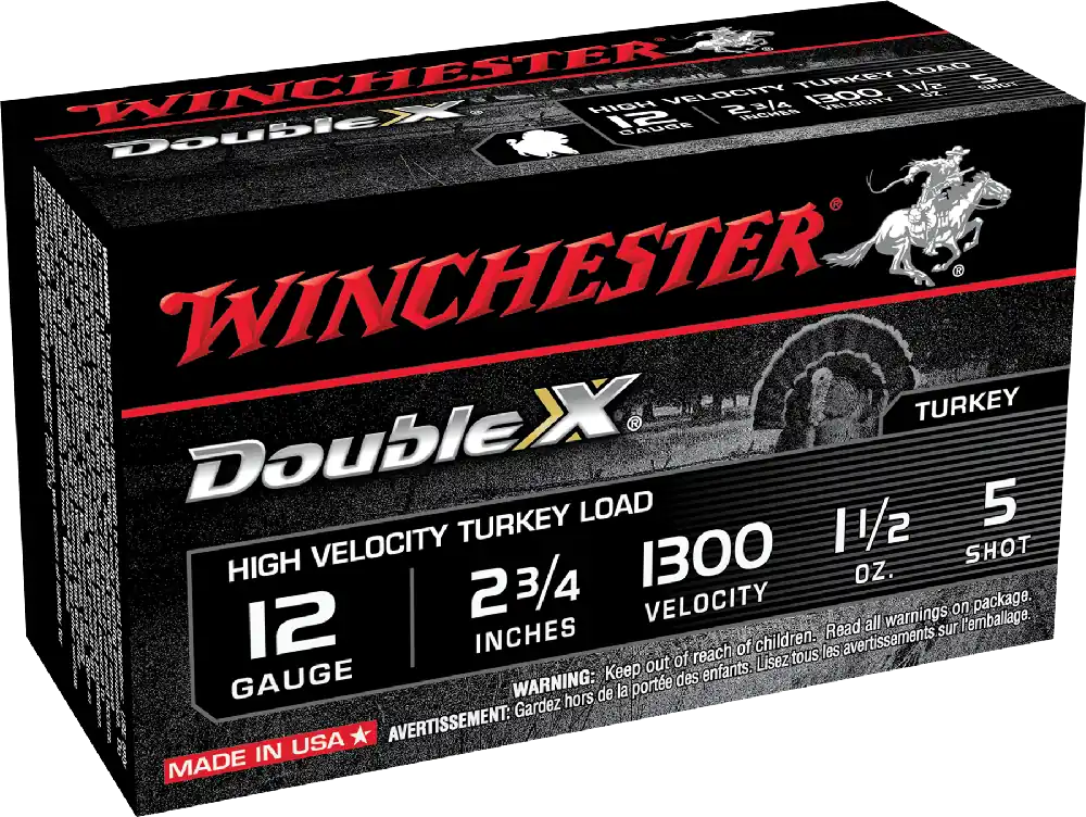 Winchester Double X High Velocity Turkey 12 GA 2.75" 1-1/2 oz. 5 Shot 10/Box