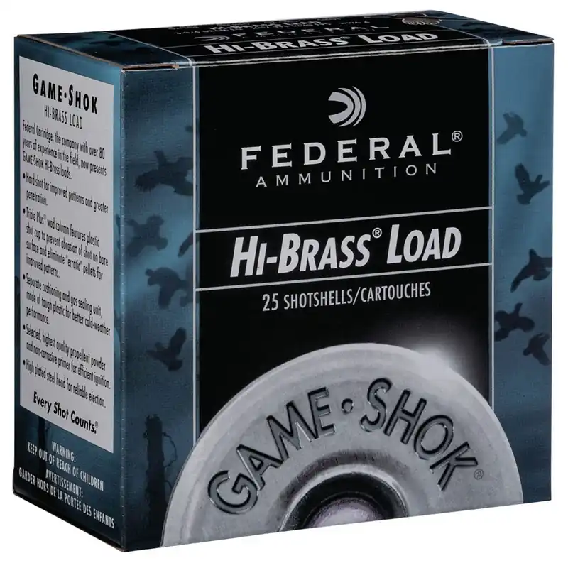 Federal Game-Shok High Brass 12 Gauge 2.75" 1 1/4 oz 1330 fps 5 Shot 25/Box