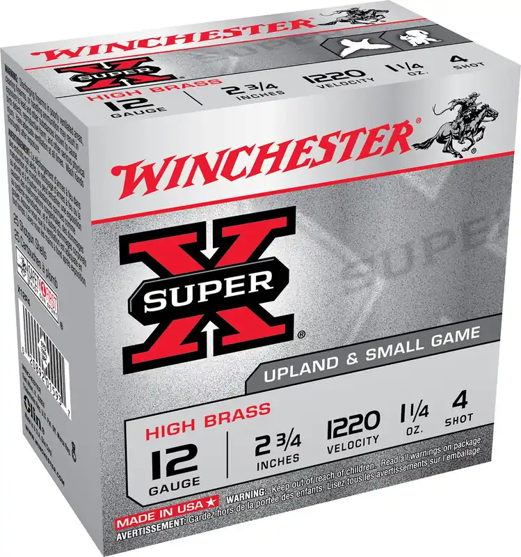 Winchster Super-X Game Load 12ga 2-3/4" 1-1/4oz 5 Lead Shot 25 Shells Per Box