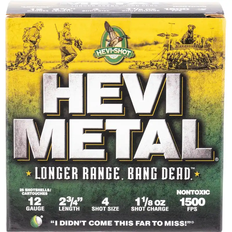 Hevi-Shot Hevi-Metal LR 12 Gauge 2.75" 1 1/8 oz 1500 fps 4 Shot 25/Box