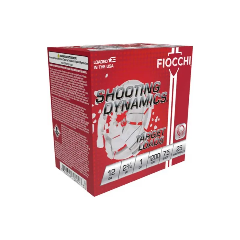 Fiocchi 12ga 2-3/4" 1-1/8oz 7.5