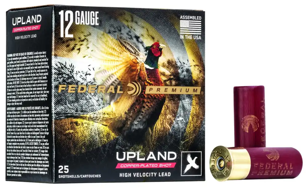 Federal Premium Wing-Shok High Velocity Shotshells 12ga 2.75" 1-1/8oz 7.5 Copper-plated Lead Shot 25 Shells Per Box