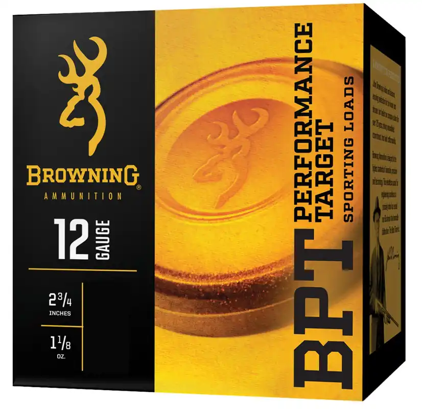 Browning BPT Performance Target Shotshells 12ga 2-3-4" 1-1-8oz 7.5 Shot 25 Shells Per Box B193641227